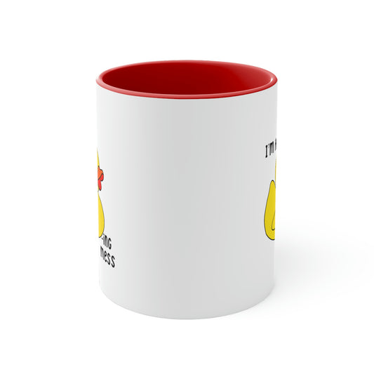 Ducking Mess Coffee Mug, 11oz
