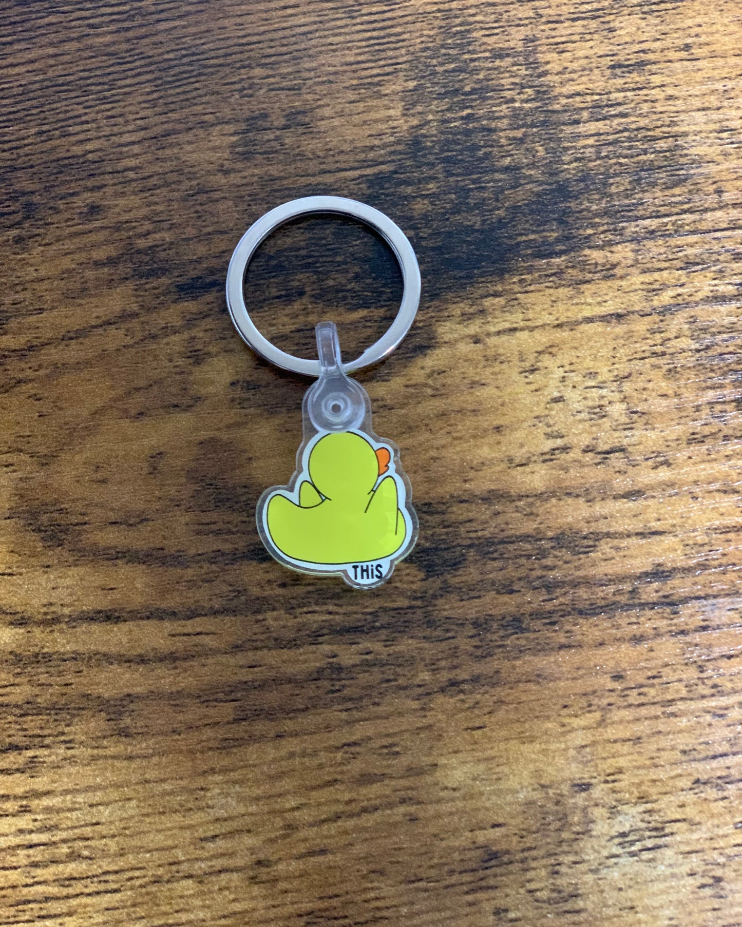 DUCK This! 1" Acrylic Keychain