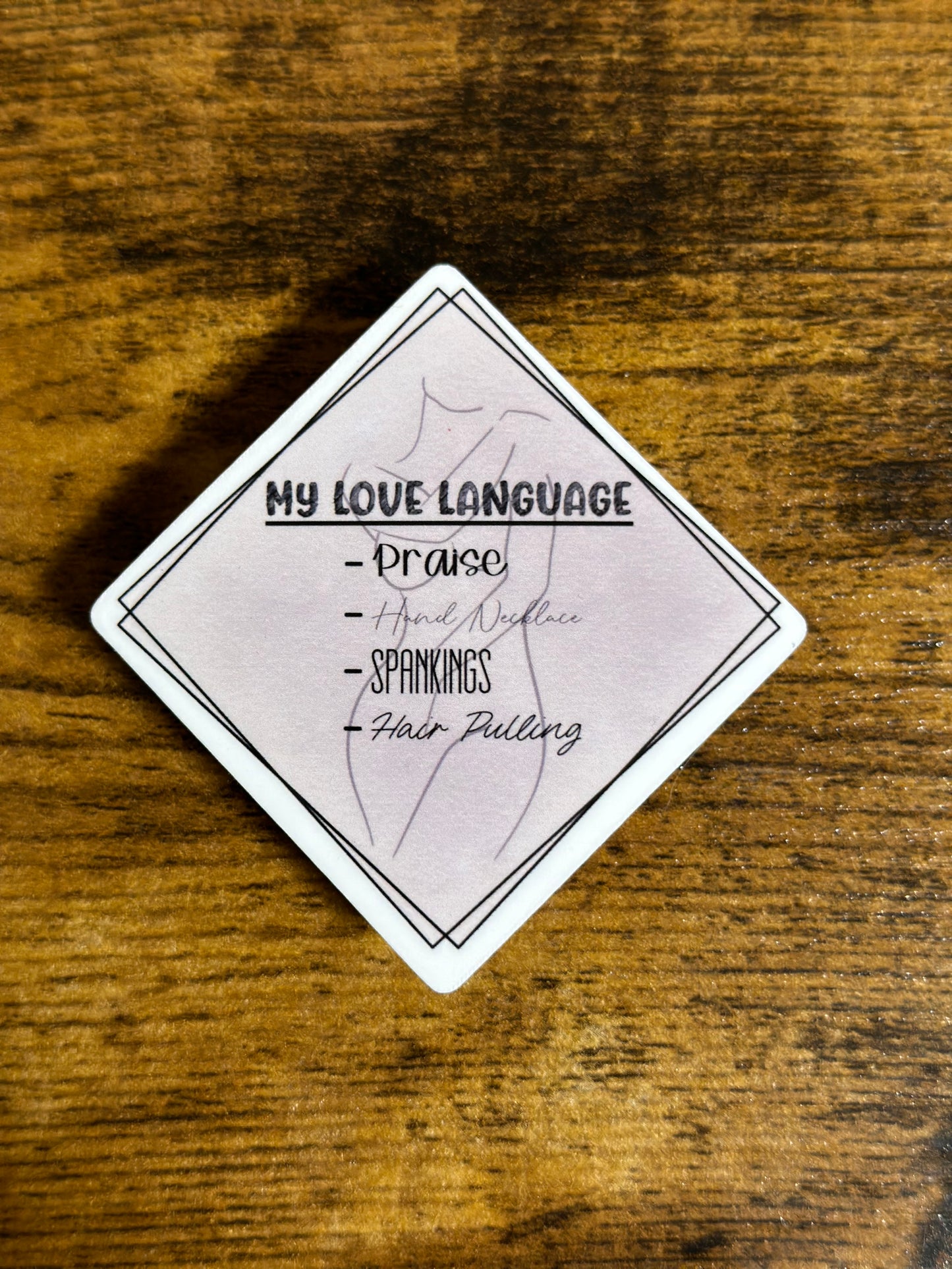 Romance Reader Love Language Sticker