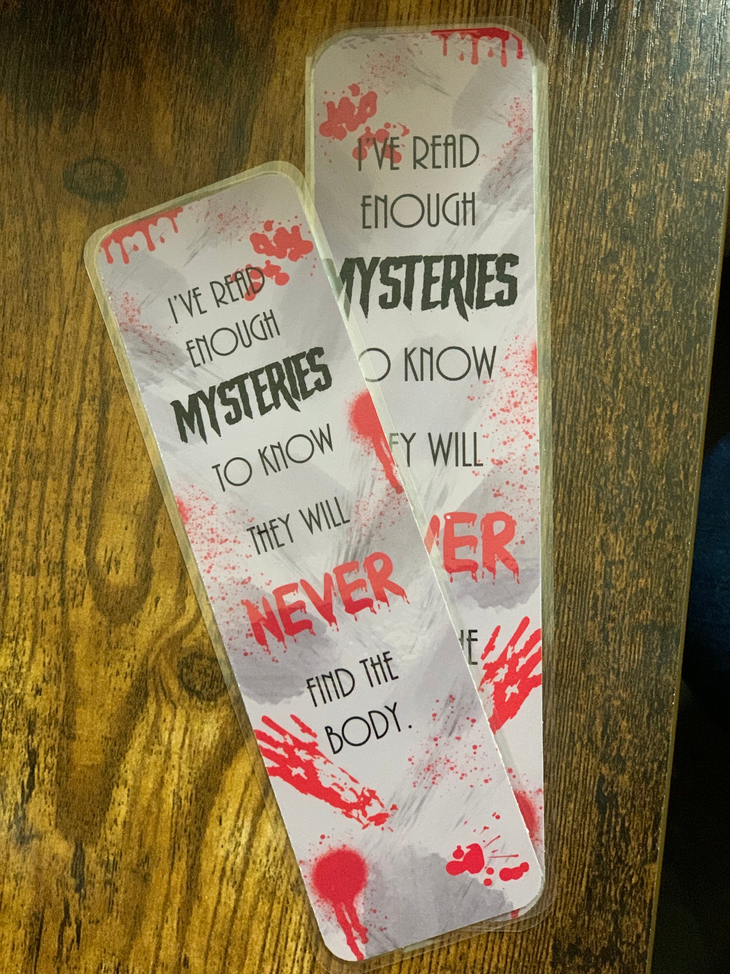 No Body Mystery Bookmark