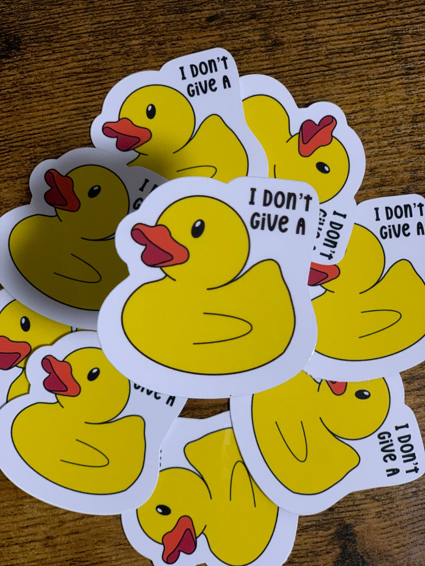 I don't give a DUCK Sticker