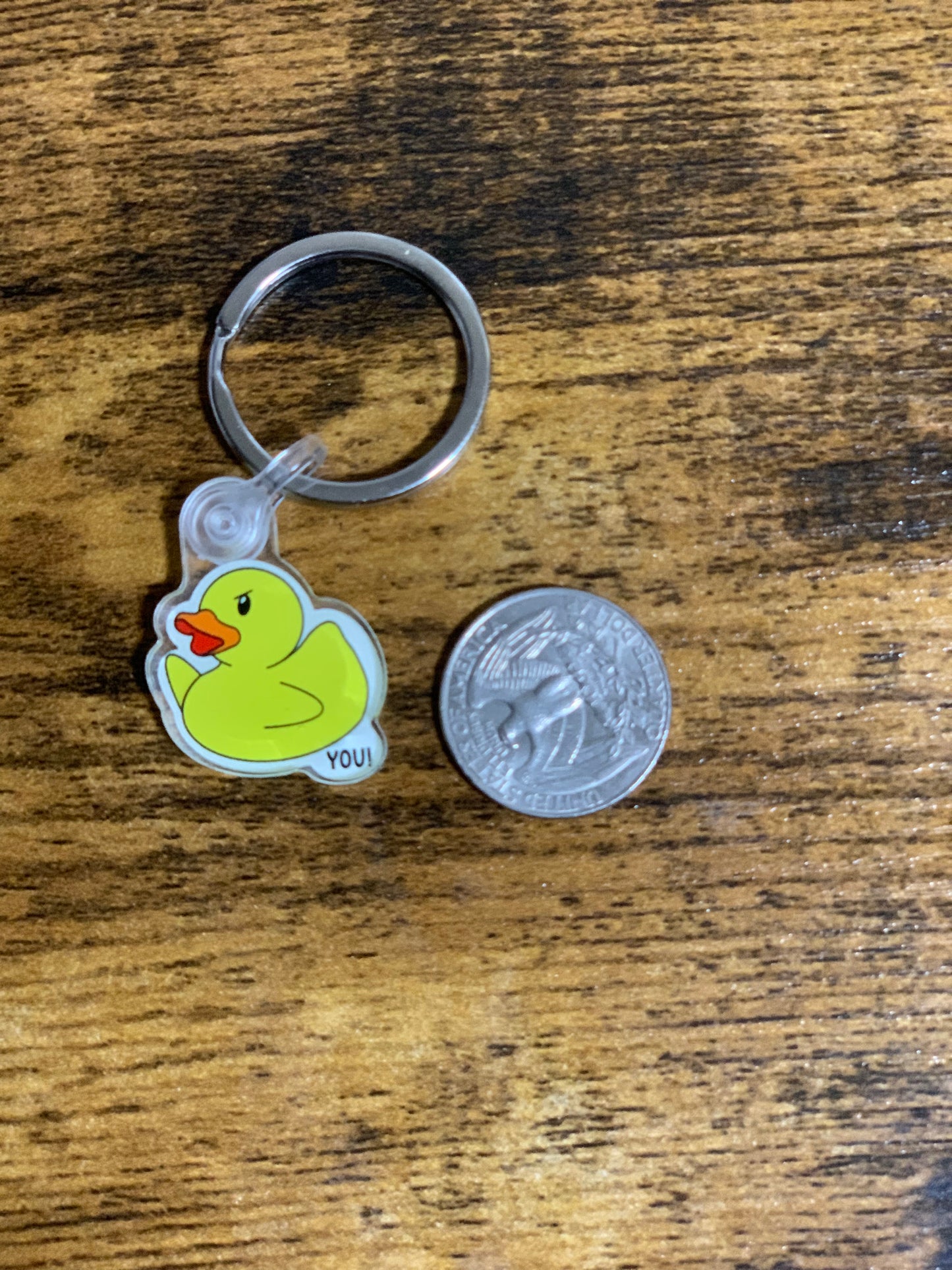 DUCK You! 1" Acrylic Keychain