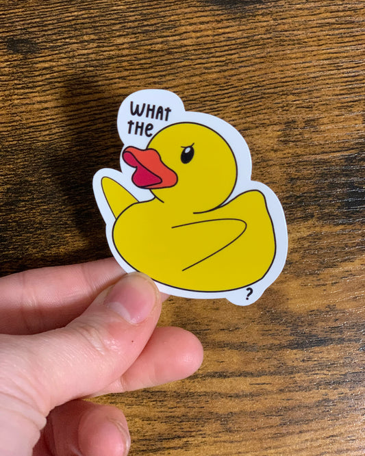 WTD (What the Duck) Sticker