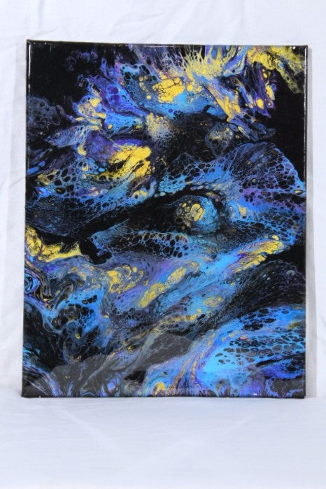Monsters - 16x20 Abstract Acrylic Dutch Pour Painting