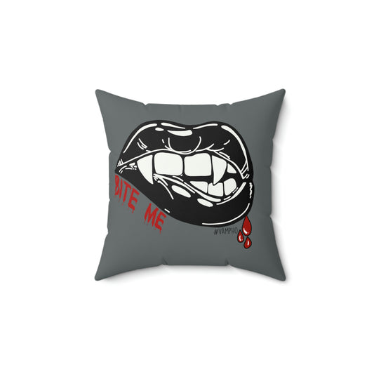 Bite Me Vampire Pillow