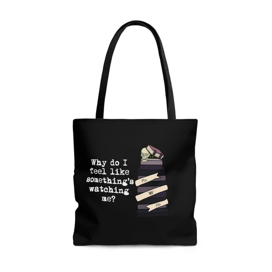 TBR Black Reader Tote Bag