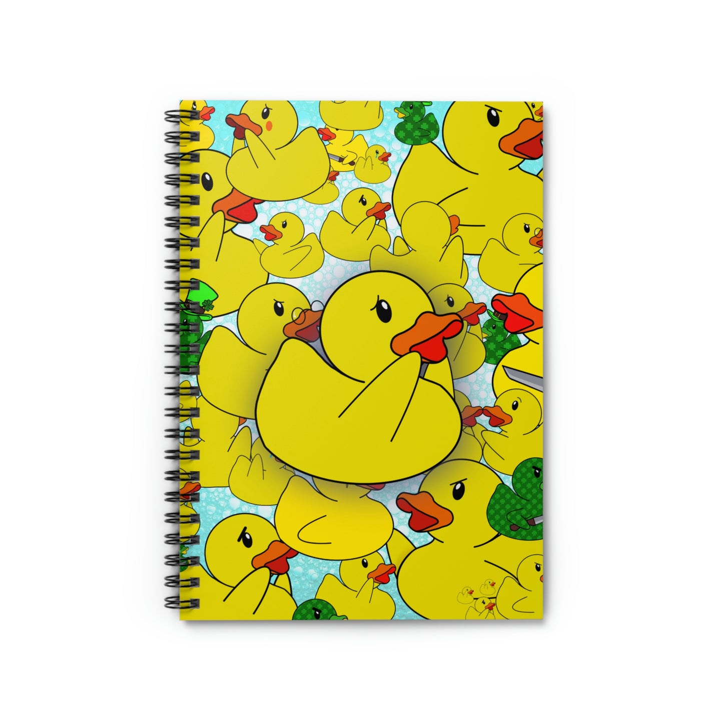 Duck Chaos -Spiral Notebook - Ruled Line