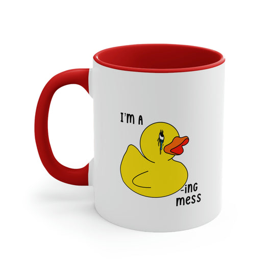 Ducking Mess Coffee Mug, 11oz