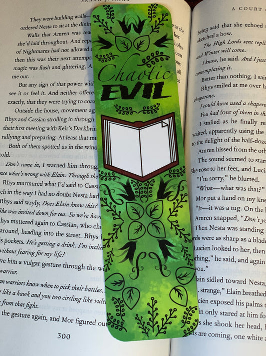 8x2 in Chaotic Evil Bookmark