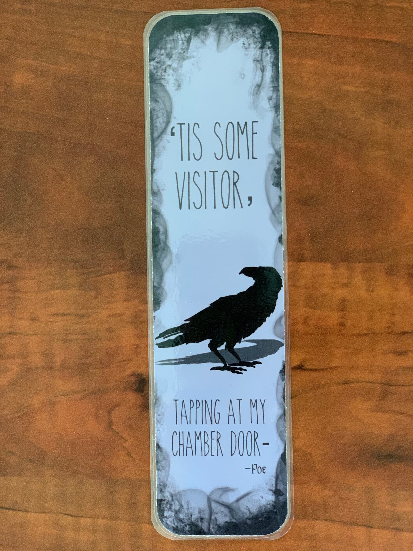 8x2 Raven Bookmark