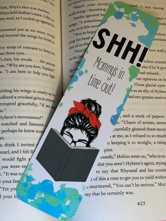8x2 in Mommy’s Reading Bookmark