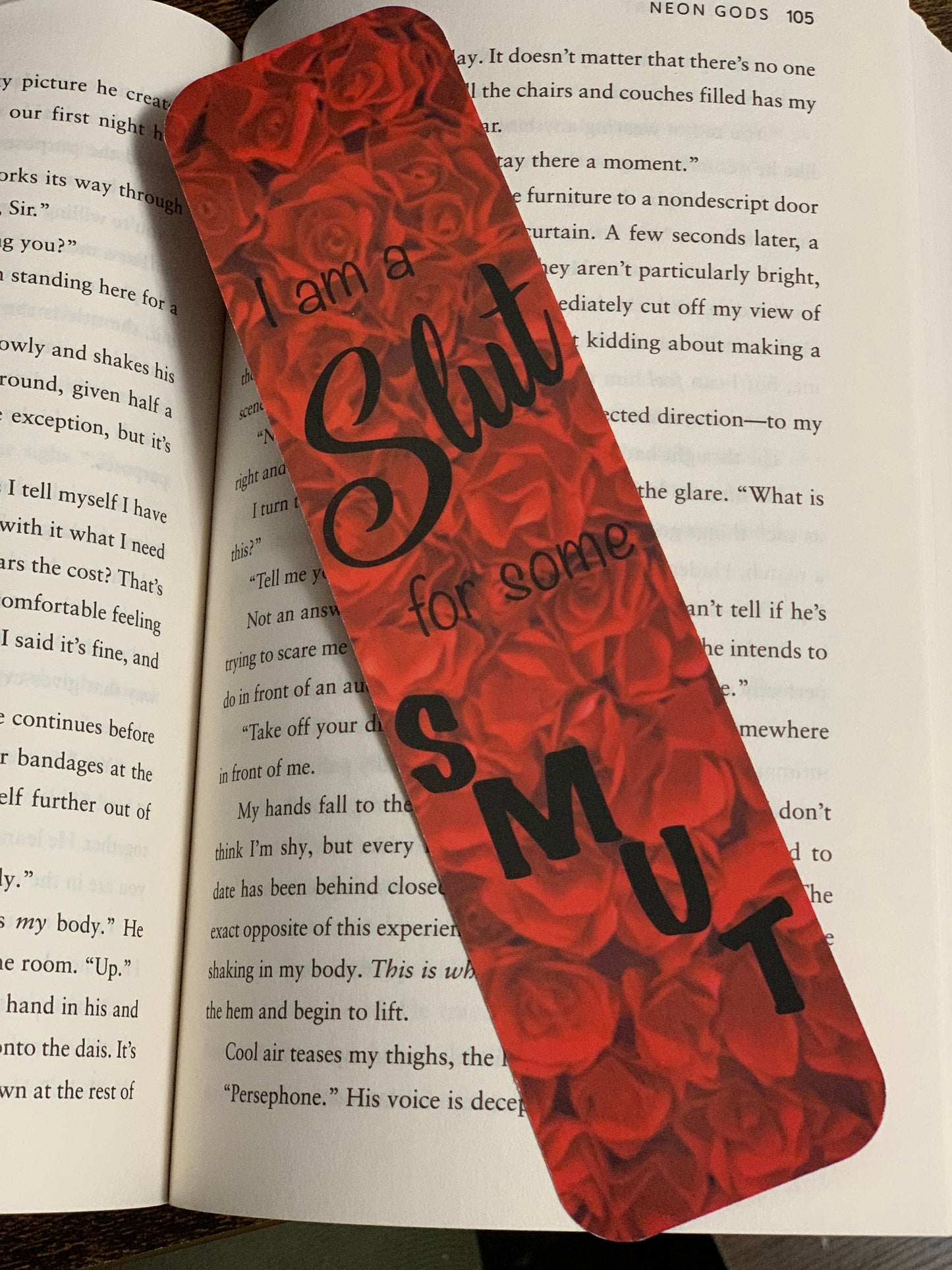 8x2 in Smut Reader Bookmark