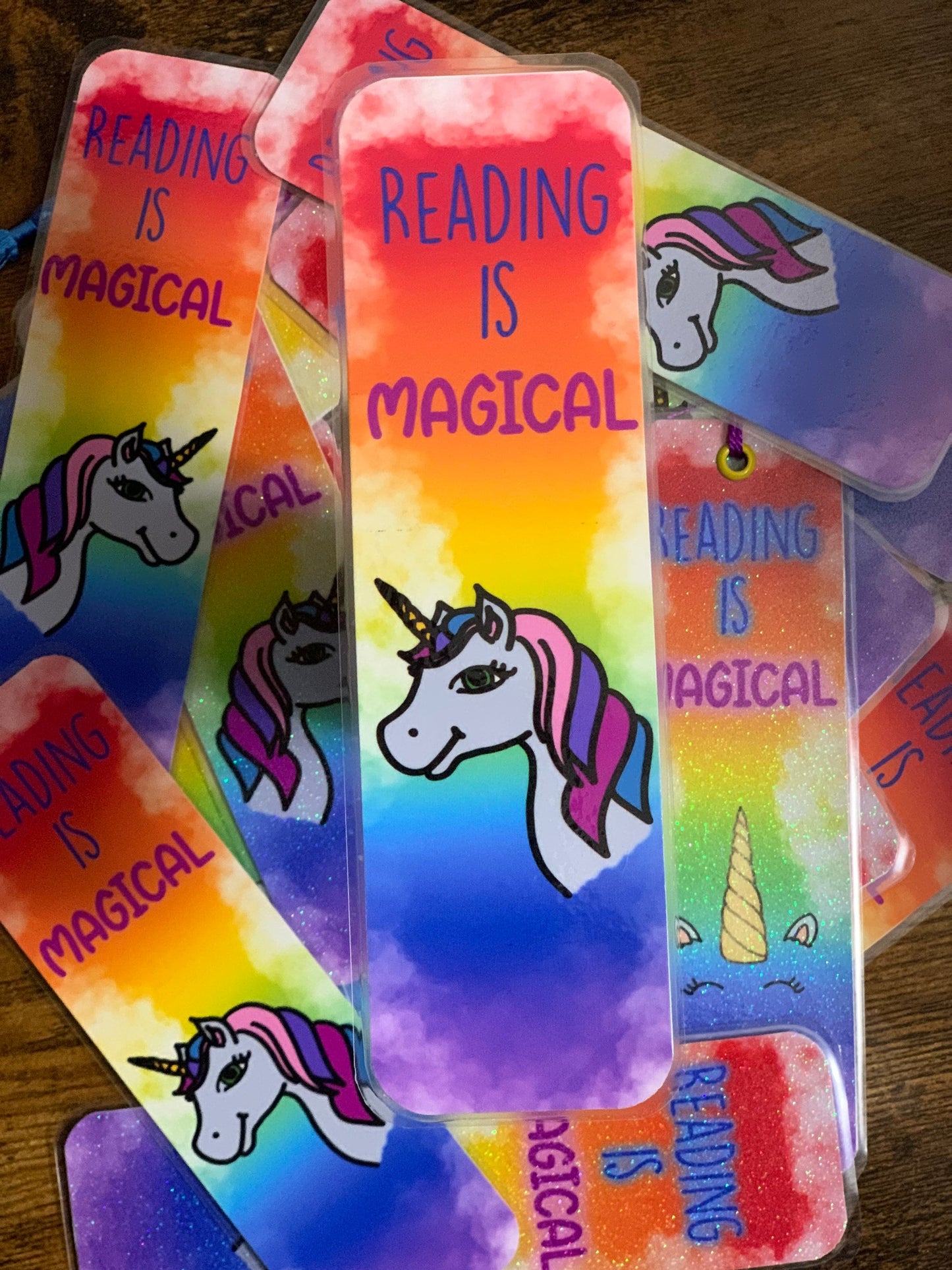 Unicorn 7x2 Bookmark