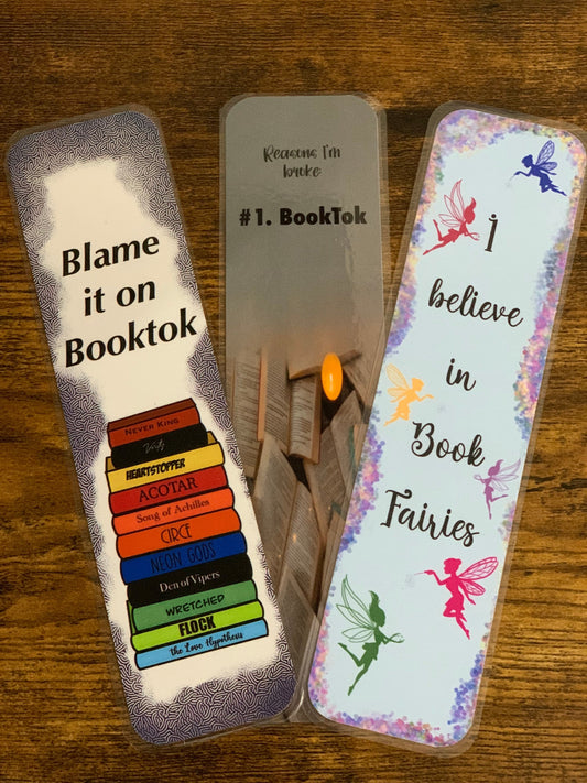 Booktok Bookmark Bundle