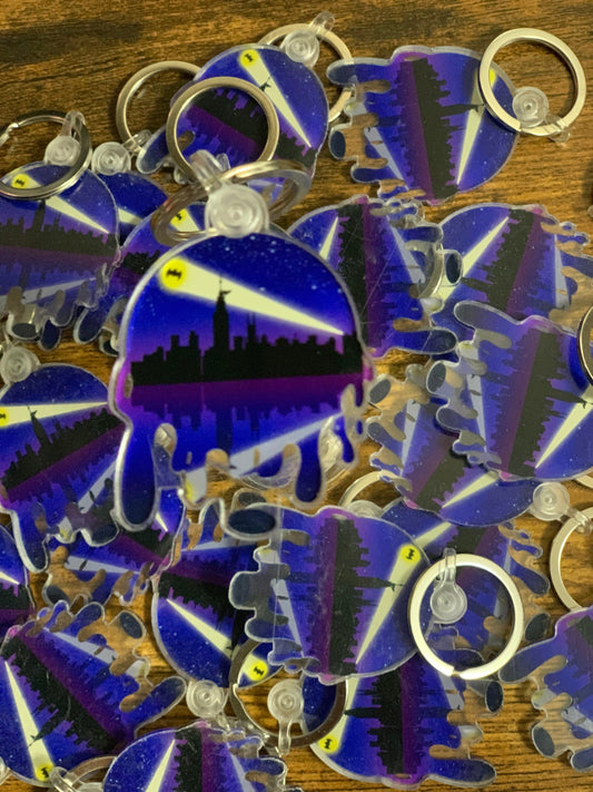 Gotham inspired Keychain