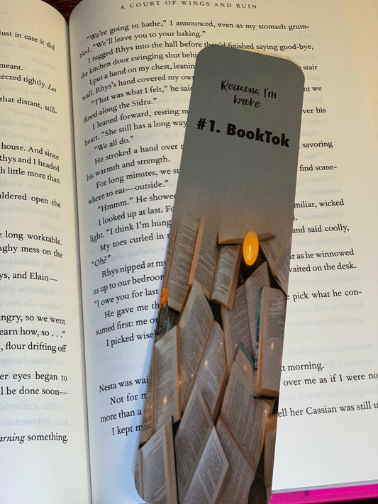8x2 in Booktok Bookmark